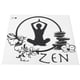 thumbnail image 3 of Etiqueta Engomada Del Patrón De Yoga, Etiqueta Engomada Del Patrón De Yoga Zen Etiqueta De La Pared De PVC Etiqueta De La Pared De Meditación Probada Profesionalmente, 3 of 8