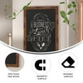 thumbnail image 6 of Flash Furniture Canterbury 24" x 36" Torched Wood Wall Mount Magnetic Chalkboard Sign with Eraser, Hanging Wall Chalkboard Memo Board for Home, School, or Business, 6 of 12