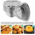 thumbnail image 3 of UPOUART 100Ud Vasos De Aluminio Para Y Almacenar Postres Con Acabado Plateado, 3 of 7