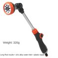 thumbnail image 2 of 47cm Watering Gun Garden Nozzle 180° Adjustable Car Wash Water Spray Gun 8 Patterns Spray Lawn Watering Multi-Function Tools, 2 of 5