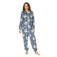 thumbnail image 4 of joogoo Soccer Balls Stars Unisex Adults Onesies Pajamas Jumpsuits L, 4 of 7