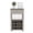 Light Gray#1, variant on Kitchen Carts, L Bar Cabinet Silhill, Eight Wine Cubbies, Two Cabinets With Single Door, Light Gray Finish, Light Gray Kitchen Islands,Particle Board Metal Kitchen Carts