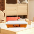 thumbnail image 4 of COMPUKAS Boîte de Rangement en Plastique Jaune 1Ensemble pour Familles Stockage de Sable Jeu Intérieur, 4 of 8