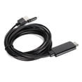 thumbnail image 1 of Cable adaptador KHDTV, 1,8 m, 4K, tipo C, compatible con HDM, cable de sincronización de pantalla, máxima eficiencia, 1 of 12