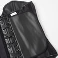 thumbnail image 3 of Ynynloco Womens Faux Leather Zipper Front Bustier Corset Top Sweetheart Neckline Top, 3 of 5