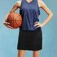 thumbnail image 4 of UPOUART Tennis Skirt Skorts Flattering Fit Black Polyester 1 Set for Gym, 4 of 6