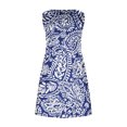 thumbnail image 5 of SMihono Robe d'Été pour Femmes Grande Taille Mode d'Été Sans Manches Imprimée Camisole Bretelles Col Rond Robe Pull, 5 of 5