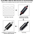 thumbnail image 4 of GFDYREE External Inline Fuel Pump Electric 300LPH High Flow 12V Universal, 4 of 6