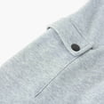thumbnail image 6 of Lmnyox Half Zip Cargo Sweatshirts for Men Stand Collar Long Sleeve Pullover Tops with Pocket Solid Casual Shirts, 6 of 7