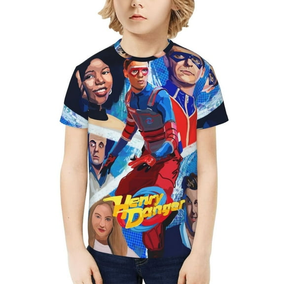 Boys Girls Teens T Shirt Graphic Print Casual Short Sleeve Funny Top Tees Shirt for Youth Kids