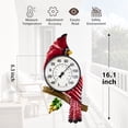 thumbnail image 2 of Cardinal Bird Shaped Outdoor Thermometer – Metal Temperature Gauge, Easy-to-Read for Patio, Garden, Home & Office Decor, 2 of 7