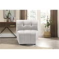 thumbnail image 2 of Meridian Furniture Limitless Fauteuil Modulaire en Velours Crème, 2 of 9