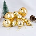 thumbnail image 4 of Tyidzon 6PCS Christmas Ball Ornaments Christmas Tree Decorations for Wedding Party Holiday Decorations 2.36 Inch, 4 of 9