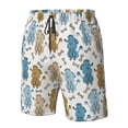 thumbnail image 5 of Naloa Cartoon Poodle Dog Men's Beach Shorts, Surfing shorts, Swim trunks, Quick Dry Swim Trunks for Surfing Beach Fun - Large, 5 of 9