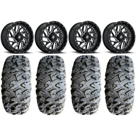 Fuel Triton Black 18 Wheels 33 MotoClaw Tires Sportsman RZR Ranger Fuel Triton Black 18 Wheels 33 MotoClaw Tires Sportsman RZR Ranger
