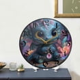 thumbnail image 4 of WOBOGO Super Cute Dragon Acrylic Wall Clock Battery Operated 9.5in Silent No Tick Bedroom Living Room Office Classroom Decoration, 4 of 10