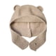thumbnail image 1 of Gorro de punto Yinane con orejas de oso Gris, 1 of 5