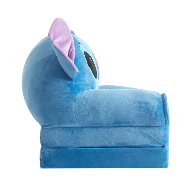 Stitch Blue Polyester 2-in-1 Flip Out Chair for Toddlers - Walmart.com