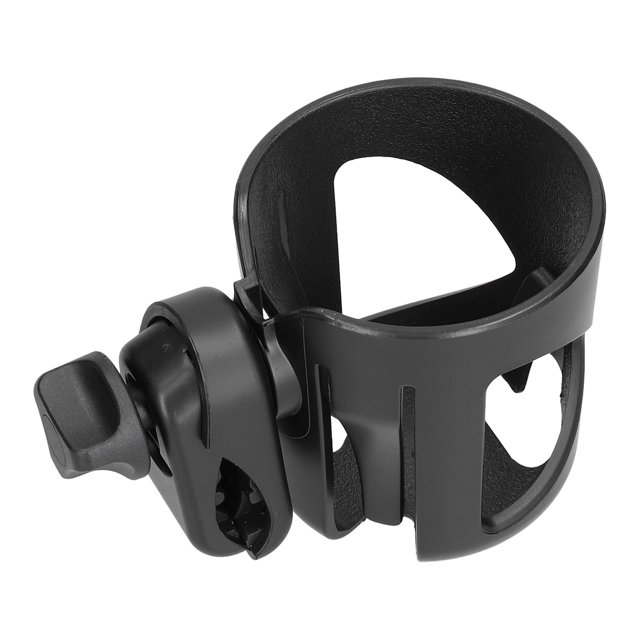 Soporte Para Taza De Cochecito, Clip De Ancho Ajustable Soporte Para Botella De Cochecito Ajustado Libremente Para Sillas De Ruedas Con Ayuda Para Caminar ZAQW Negro J4035
