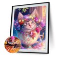 thumbnail image 2 of Pintura de diamante 5D DIY Kit de gato de taladro redondo completo Arte Decoración del hogar (NH3034) Hugtrwg Para estrenar, 2 of 9