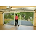thumbnail image 2 of Lifestyle Screens Garage Door Screen; 18’ W x 8' H; Black Frame; Black 17x20 PVC-coated Polyester Fabric; No Passage Door, 2 of 7