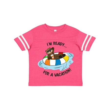 

Inktastic I m Ready for a Vacation Otter Gift Toddler Boy or Toddler Girl T-Shirt