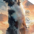 thumbnail image 3 of Fotbe Cloud Border Collie Gorro Clásico de Béisbol, Gorra Ajustable con Broche Snapback, Gorro de Exterior de Algodón Suave, 3 of 6