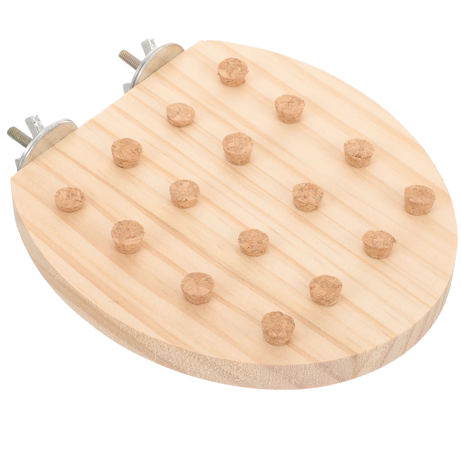 Homoyoyo Wooden Bird Perch Platform for Parakeet Cockatiel Playground and Cage Accessory