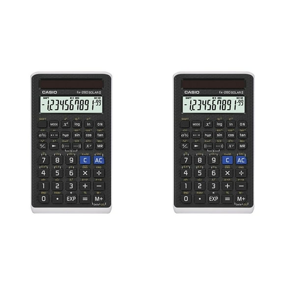 Calculadora científica Casio FX 260 Solar II con 144 funciones