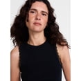 thumbnail image 5 of Scenario Women's Ribbed Tank Top with Lace Trim, Sizes XS-XXXL, 5 of 6