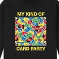 thumbnail image 3 of UNO - My Kind Of Card Party - Men's Crew Neck Fleece Pullover, 3 of 5