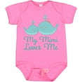 thumbnail image 3 of Inktastic My Mimi Loves Me Boys or Girls Baby Bodysuit, 3 of 5