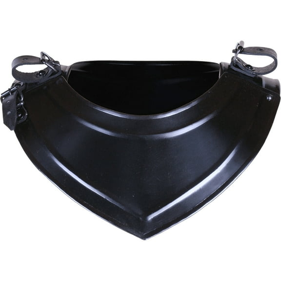 Blackened Adam Gorget Neck Guard Plate Armour Halloween Costume