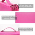 thumbnail image 3 of GHSDFBB Deluxe PU Leather Pencil Case with Zipper Closure, Rose Red, 200 Count, 3 of 6