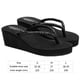 thumbnail image 5 of Chanclas Con Plataforma Playa Sandalias Cuña para Mujer Cómodas Viajes Al Aire Libre, 5 of 7