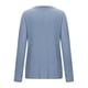 thumbnail image 5 of Moda mujer Casual cuello vuelto manga larga suelta camiseta otoño blusa pulóver Tops Pompotops  FGAJ16118, 5 of 8