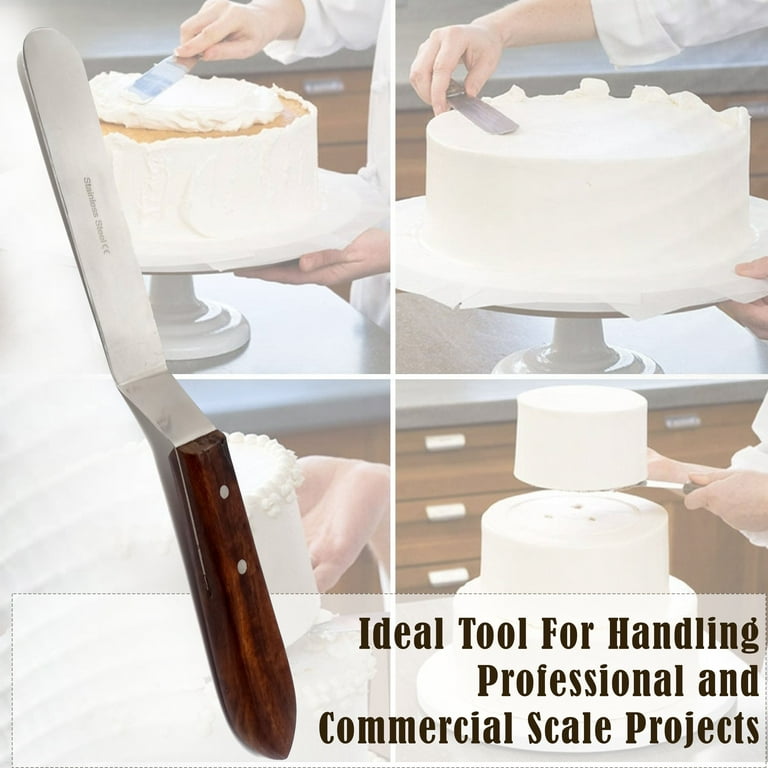 Adjustable Cake Scraper Baking Crisp Corners Cakes Comb Metal Cake Edge  Smoother Made Of Stainless Steel DIY Baking Tool