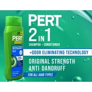 2 Pack - Pert Plus 2 in 1 Shampoo + Conditioner Dandruff Control 13.50 oz