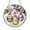 Acrylic 3.5 Inch, variant on Cherry Blossom Branch With Easter Eggs Stained Glass Style Suncatcher Window Hanging Decor, Spring Floral Decorative Glass Panel Art for Holiday Window Decoration Ornament