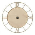 thumbnail image 5 of Indira Bronze Woven Metal Round Roman Numeral Wall Clock, 5 of 6