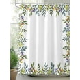 thumbnail image 2 of Fsddascl Watercolor Leaf Shower Curtain Set - 72" x 78" Washable Bathtub Curtain with 12 Hooks, Vintage Pastoral Summer Botanical Waterproof Fabric Stall Shower Curtains for Bathroom/Bathtub Décor, 2 of 6