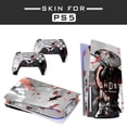 thumbnail image 1 of Adhesive Skin - Compatible For Ps5 Cover To Customize The Console - Removable Vinyl Film - Matte Satin Hd Quality (disk,ghost Of Tsushima02, 1 of 1