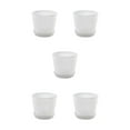 thumbnail image 3 of kurtrusly Modern Decorative Flower Pots Easy To Maintain Various Colors And Sizes transparent L pot+L tray 5Set, 3 of 6