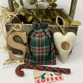 thumbnail image 2 of McCuan Green Tartan Plaid Small Gift Bag; 6" x 4.5" - Set of 6 - by Marilee Home, 2 of 4