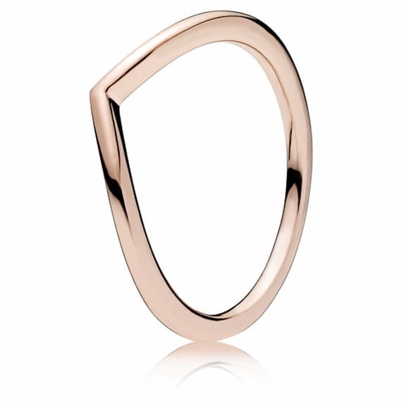 Shining Wish Wishbone Rose ring Ring sz 48 186314-48