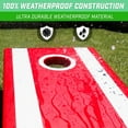thumbnail image 4 of GoSports 4'x2' All Weather Cornhole Game Set - Includes 8 Bags & Game Rules, CH-02-BM-RED, Red Edition, 4 of 5