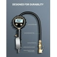 thumbnail image 2 of AstroAI Digital Tire Inflator Gauge 250 PSI with Heavy Duty Air Chuck White, 2 of 6