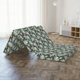 thumbnail image 4 of Floral Foldable Mattress, Abstract Flowers and Leaves, 78.7" x 47.2", Grey Pale Sage Green, by Ambesonne, 4 of 4