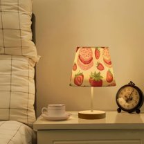 Strawberry Cakes LED Desk Lamp Table Lamp USB Bedside Nightstand Small Lamp for Bedroom Living Room Kids Room