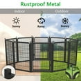 thumbnail image 7 of Jhsomdr Heavy Duty Dog Playpen 14 Panels 40"Height x 27"Width Dog Fence Exercise Pen with Doors Pet Puppy Outdoor Playpen Pen for RV, Camping, Yard, 7 of 7
